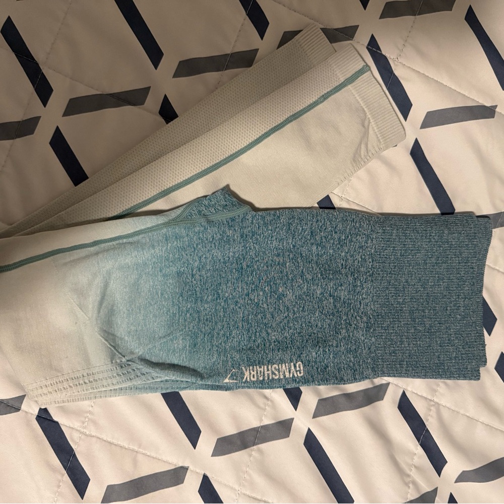 Gymshark Teal Gradient Leggings
